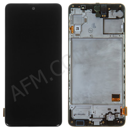 Дисплей Samsung сервісний M317 Galaxy M31s чорний + рамка GH82-23774A