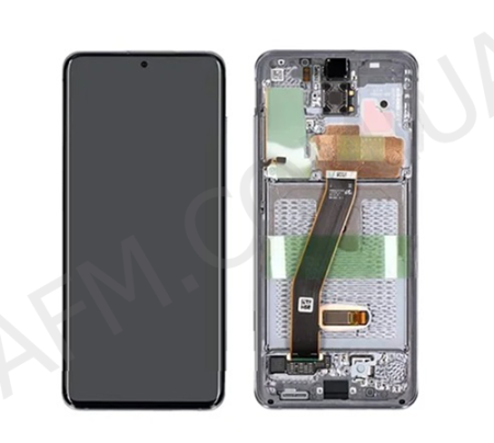 Дисплей Samsung сервісний G985 Galaxy S20 Plus/ G986 COSMIK GREY + рамка GH82-22134E