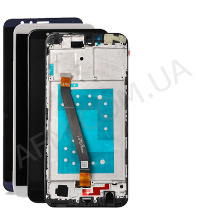 Дисплей Huawei Honor 7X Dual Sim (BND-L21) чёрный + рамка