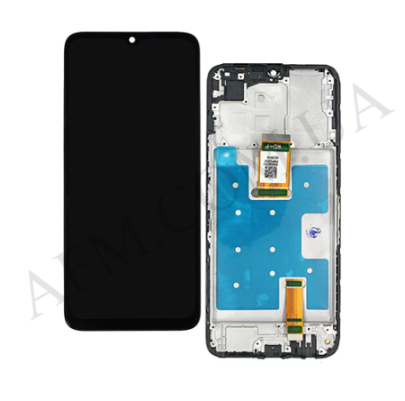 Дисплей Huawei Honor X6A чёрный + рамка