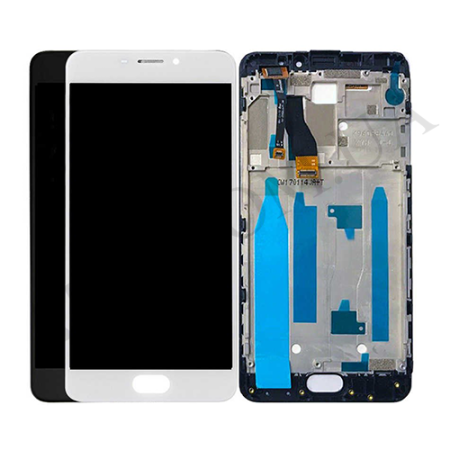 Дисплей Meizu M5 Note (M621) чорний + рамка