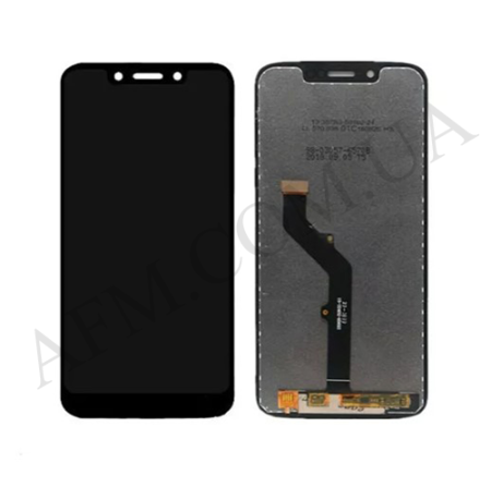 Дисплей Motorola XT1955 Moto G7 Power чорний (версия EU 154mm) + рамка