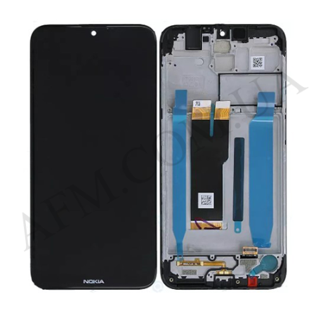 Дисплей Nokia 2.3 (TA-1206) чорний + рамка