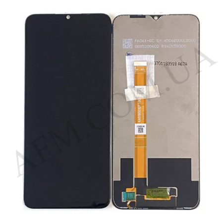 Дисплей Oppo A15 2020/ A15s/ A35/ Realme 7i (Global)/ C11/ C12/ C15 чорний оригінал в упаковці