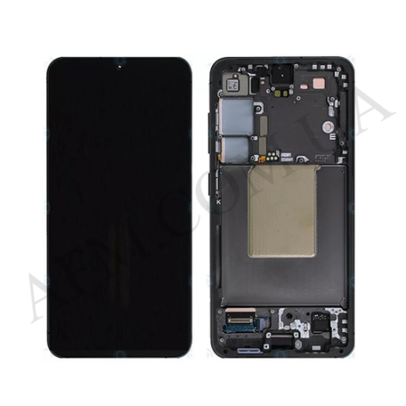 Дисплей Samsung сервісний S921 Galaxy S24 чорний + рамка GH82-33287A