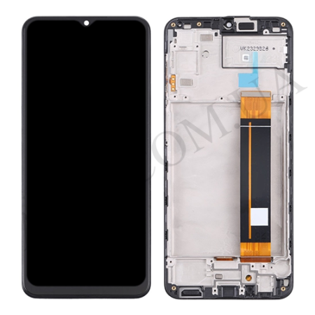 Дисплей Samsung сервісний A235 Galaxy A23 5G R0.5 чорний + рамка GH96-15077D