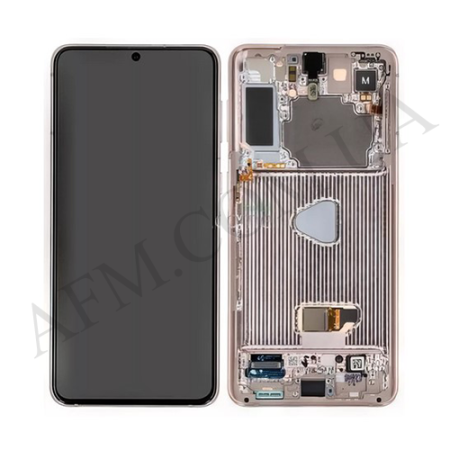 Дисплей Samsung сервісний G996 Galaxy S21 Plus VIOLET + рамка GH82-24553B