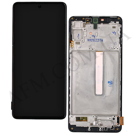 Дисплей Samsung сервісний M536B Galaxy M53 5G чорний + рамка GH82-28812A
