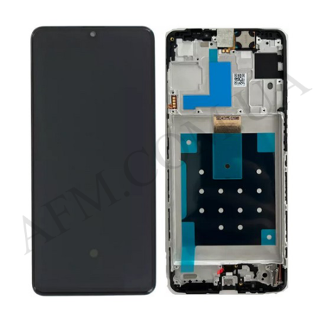 Дисплей Samsung сервісний M556 Galaxy M55 чорний + рамка GH81-25791A