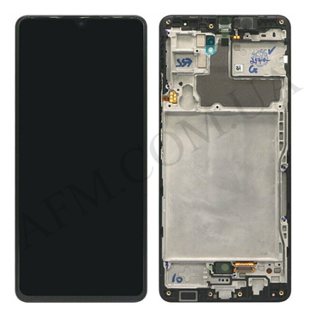Дисплей Samsung сервісний A426B Galaxy A42 5G чорний + рамка GH82-24376A