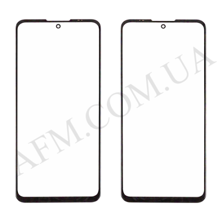 Скло екрану ZTE Blade V30/ V40 чорне + OCA плівка