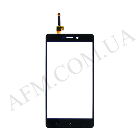 Сенсор Xiaomi Redmi 3/ Redmi 3S/ Redmi 3X чёрный + OCA плёнка