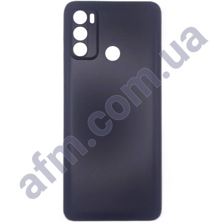 Задняя крышка Motorola XT2135 Moto G60 чёрная Moonless Black