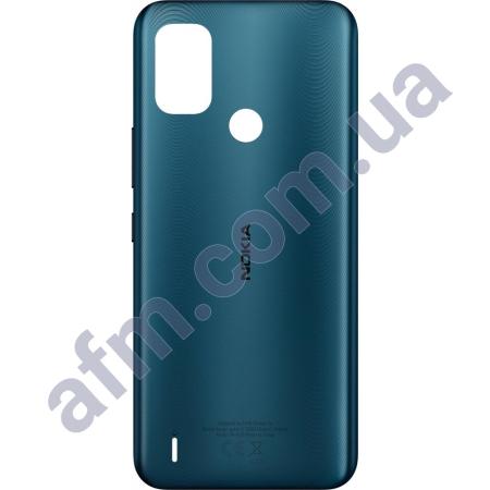 Задняя крышка Nokia C21 Plus синяя Dark Cyan