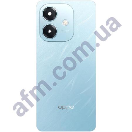 Задня кришка Oppo A3x 4G блакитна Ocean Blue + Скло камери