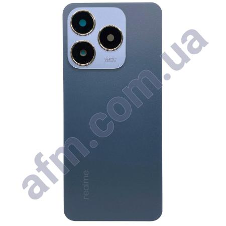 Задня кришка Realme C63 синя + Скло камери