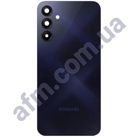 Задняя крышка Samsung A155 Galaxy A15/ A156 чёрная + стекло камеры