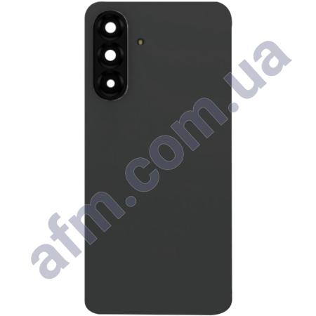 Задняя крышка Samsung A566 Galaxy A56 чёрная + стекло камеры