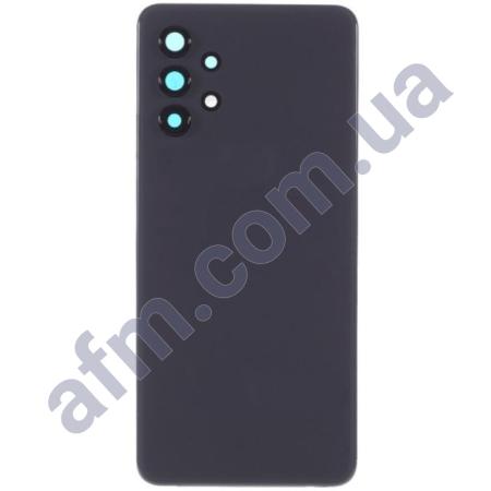 Задняя крышка Samsung A725 Galaxy A72/ A726B чёрная Awesome Black + стекло камеры