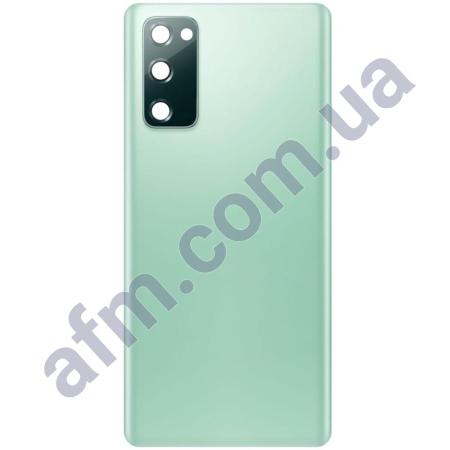 Задняя крышка Samsung G780 Galaxy S20 FE зелёная Cloud Mint + стекло камеры