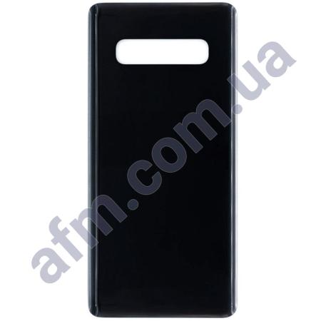 Задняя крышка Samsung G975 Galaxy S10 Plus чёрная Prism Black