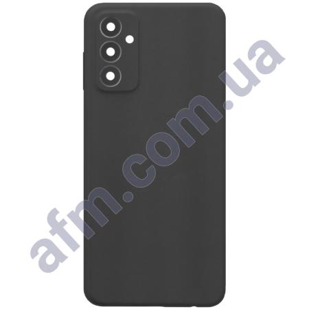 Задняя крышка Samsung M135 Galaxy M13 чёрная + стекло камеры