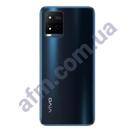 Задня кришка Vivo Y21 2021/ Y21s/ Y21A/ Y21e фіолетова + Скло камери