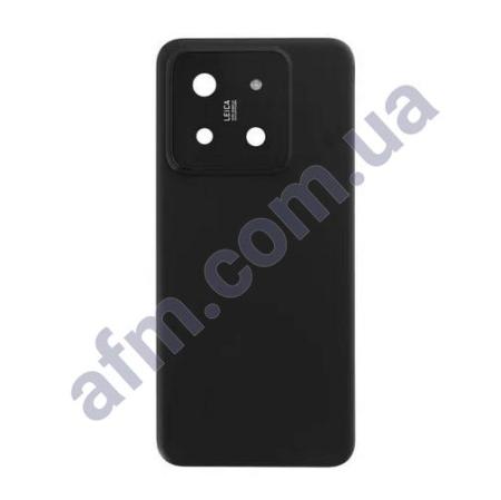 Задняя крышка Xiaomi 14 Pro чёрная (глянцевая) + стекло камеры