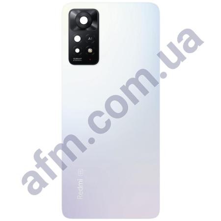 Задняя крышка Xiaomi Redmi Note 11 Pro 5G Polar White белая + стекло камеры