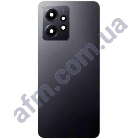 Задняя крышка Xiaomi Redmi Note 12 4G серая Onyx Gray + стекло камеры