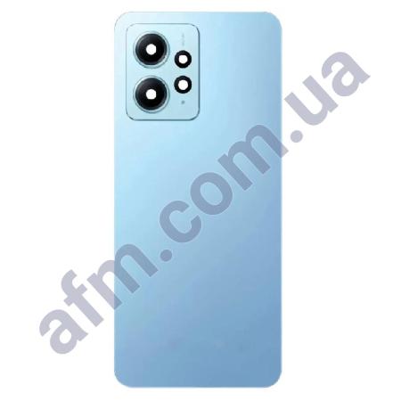 Задняя крышка Xiaomi Redmi Note 12 4G синяя Ice Blue + стекло камеры
