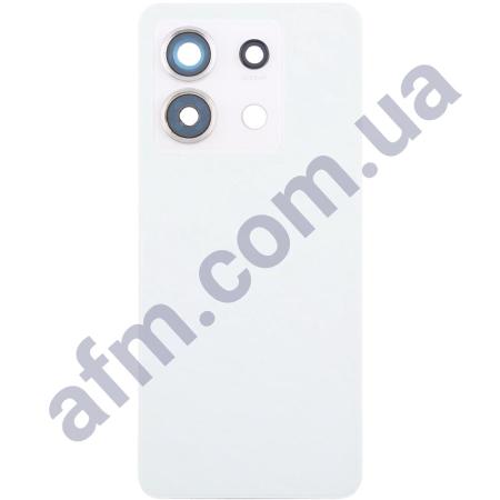 Задняя крышка Xiaomi Redmi Note 13 Pro 5G белая + стекло камеры