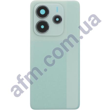 Задняя крышка Xiaomi Redmi Note 14 5G зелёная + стекло камеры