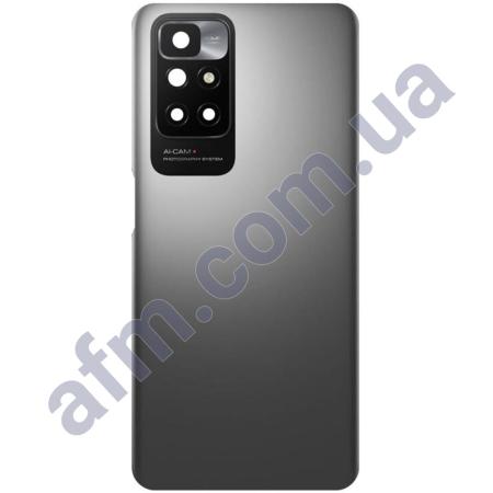 Задняя крышка Xiaomi Redmi 10/ Redmi 10 2022/ Redmi 10 Prime серая Glacier Gray + стекло камеры