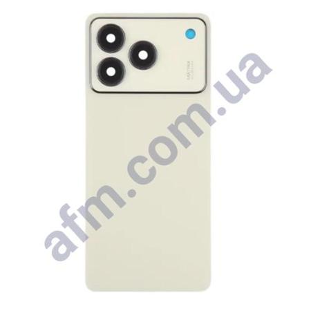 Задня кришка ZTE Blade A76 4G золота + Скло камери