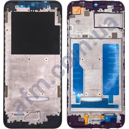 Рамка кріплення дисплея ZTE Blade A73 4G/ V50 Design 4G чорна