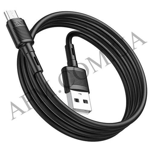 USB кабель Hoco X83 Micro USB (1000mm) чёрный