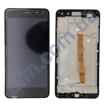 Дисплей Huawei Y5 2017 (MYA-L22/ Y5 III/ MYA-U29)/ Y6 2017 чёрный + рамка!
