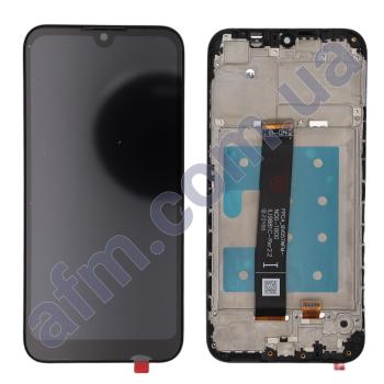 Дисплей Huawei Y5 2019/ Honor 8S (AMN-LX9) чёрный + рамка