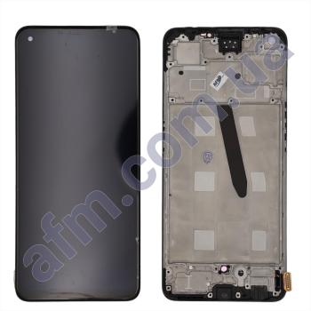 Дисплей Oppo Reno 8T 4G OLED чорний + рамка