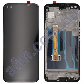 Дисплей Realme 6 Pro чорний + рамка