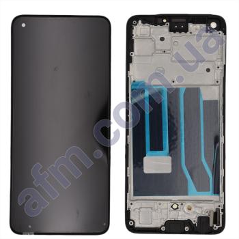 Дисплей Realme 7 Pro OLED чорний + рамка