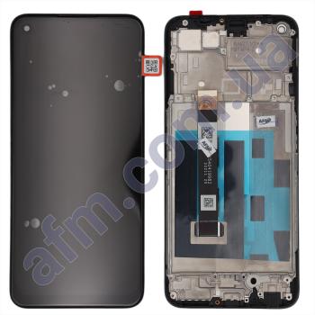 Дисплей Realme 8 5G/ 8S 5G чорний + рамка!