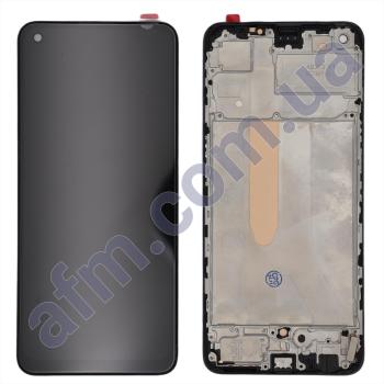 Дисплей Realme 9 4G TFT чёрный + рамка