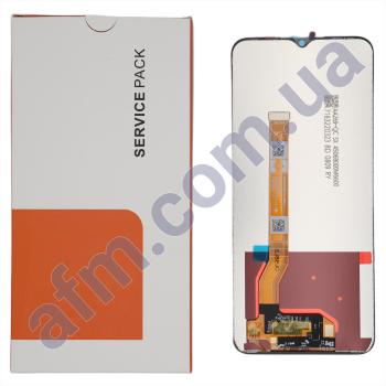 Дисплей Realme C35/ Narzo 50A Prime чёрный оригинал в упаковке