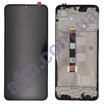 Дисплей Realme C51 чёрный + рамка