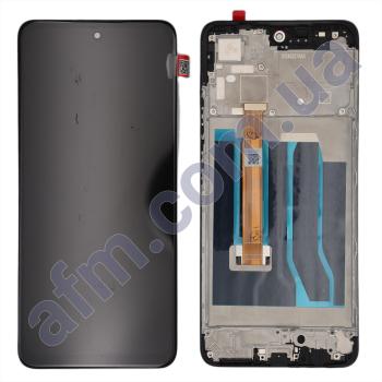 Дисплей Realme C65 4G чёрный + рамка