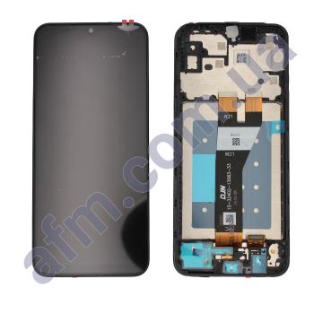 Дисплей Samsung сервисный A146B Galaxy A14 5G чёрный + рамка GH96-18462A
