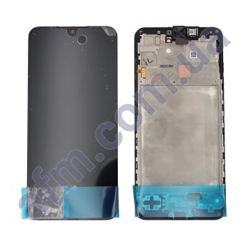 Дисплей Samsung сервисный A166 Galaxy A16 5G 2024 чёрный + рамка GH82-36143A