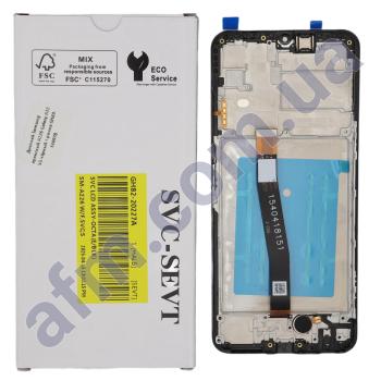 Дисплей Samsung сервисный A226 Galaxy A22 5G чёрный + рамка GH69-33097B